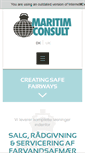 Mobile Screenshot of maritimconsult.dk